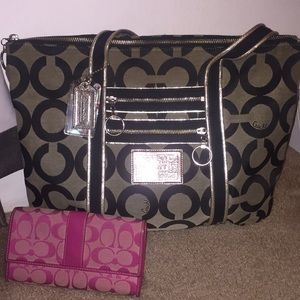 Coach purse + wallet set
